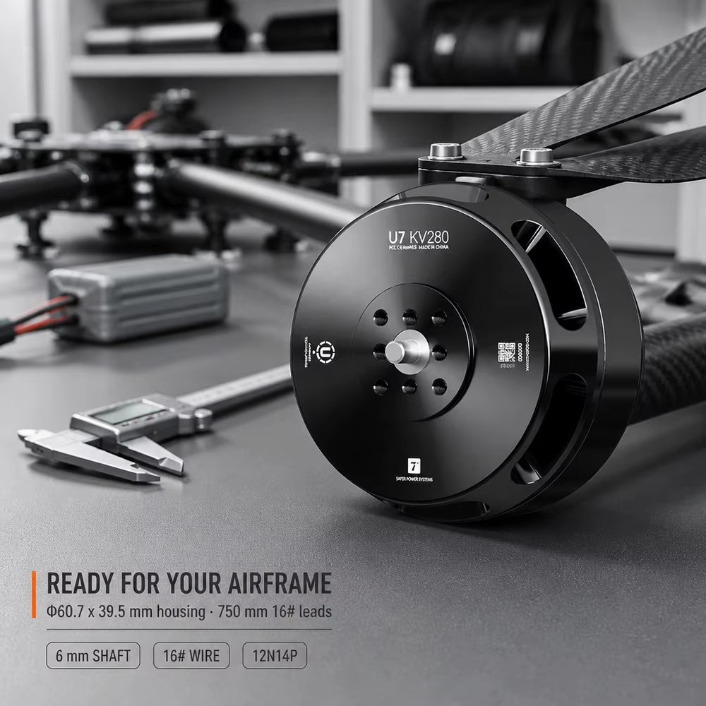 U7 KV280 KV420 KV490 external rotating brushless motor