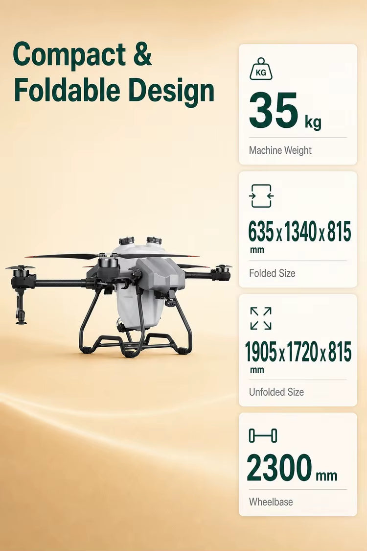 HV50 Industrial Grade Agri UAS Airframe