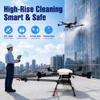 SZFF F100 4-Axis Heavy Load Industrial Cleaning UAV Foldable Carbon