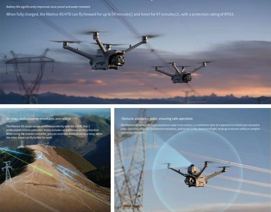 MATRICE 4D Remote Inspection Drone