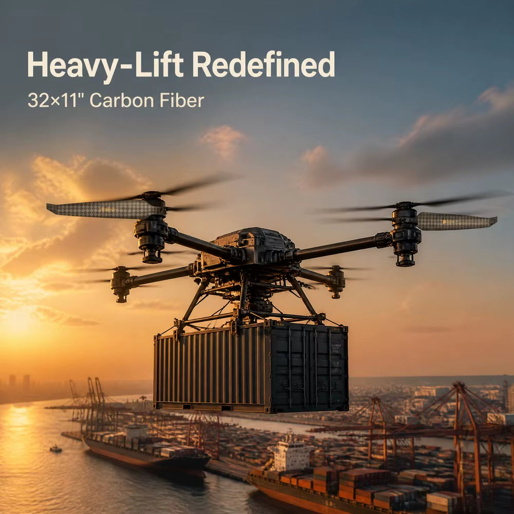 Hélice de fibra de carbono T-motor HEP-L 32x11 (32 pulgadas)