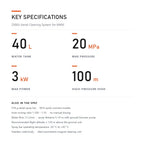 Aerial cleaning system for DJI M400 drones