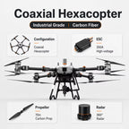 KF-200 Heavy Lift Aerial Platform 180KG Payload RTK