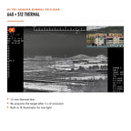 A102Pro Lightweight AI Aluminum Alloy Three-Sensor Drone Gimbal Camera