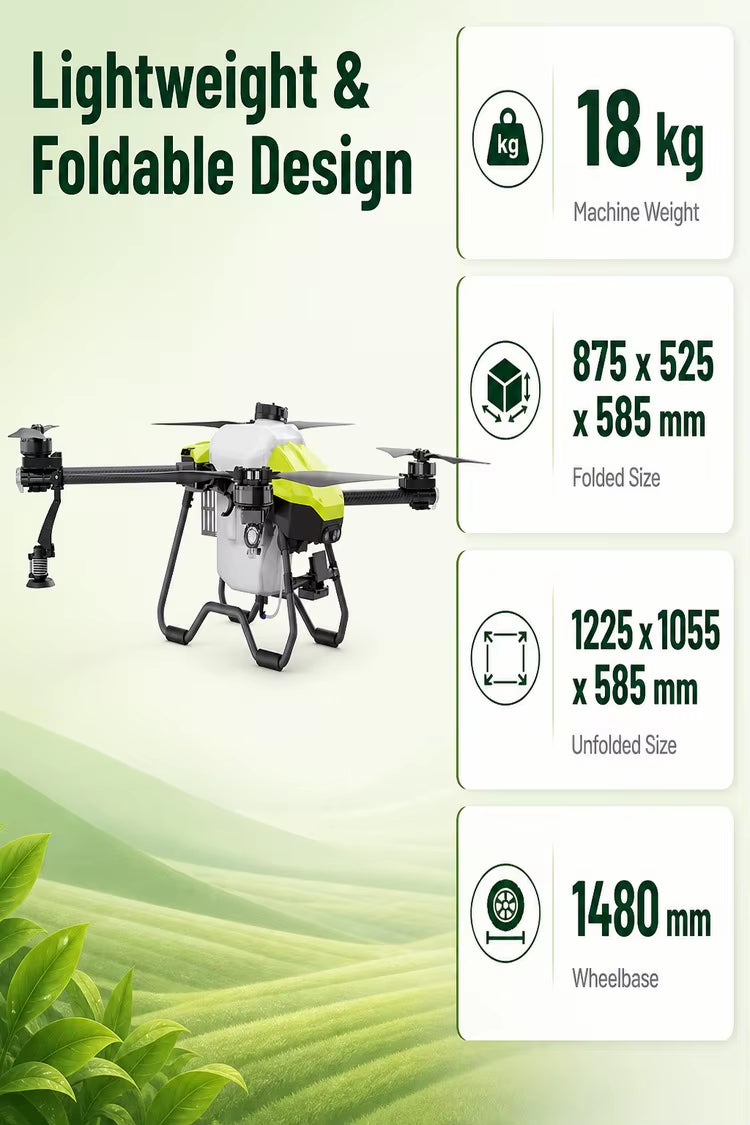 NV20 Heavy-Lift Agricultural Drone Airframe Kit