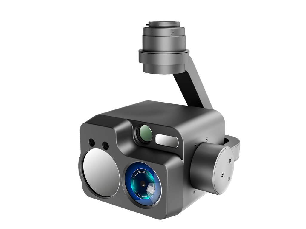 LGU-M1 laser methane detection UAV gimbal with visible-light camera, thermal imaging and laser rangefinder