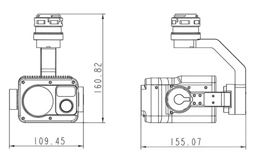 SGU-HS1-M30A dimension drawing