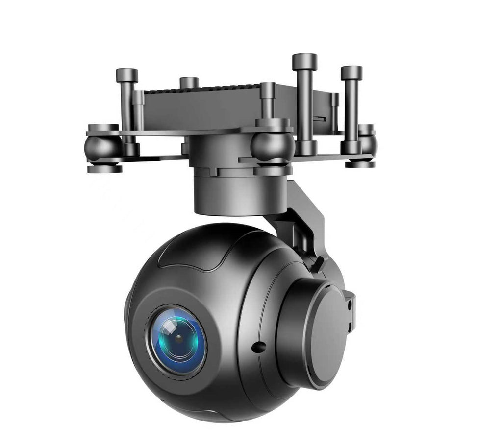SGU-HS5-B10R 10x optical zoom 4K UAV gimbal camera with vibration-damping mount